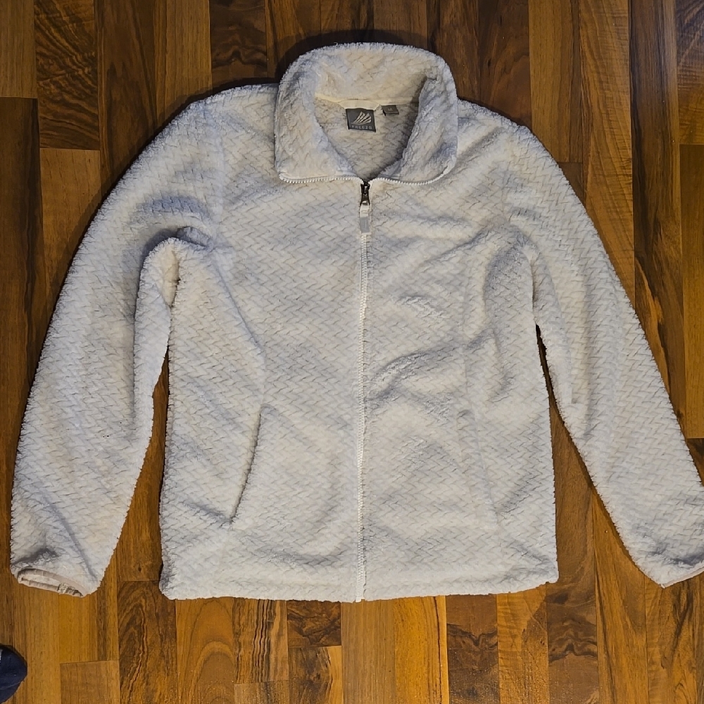 Cozy Cream Zip-Up Jacket